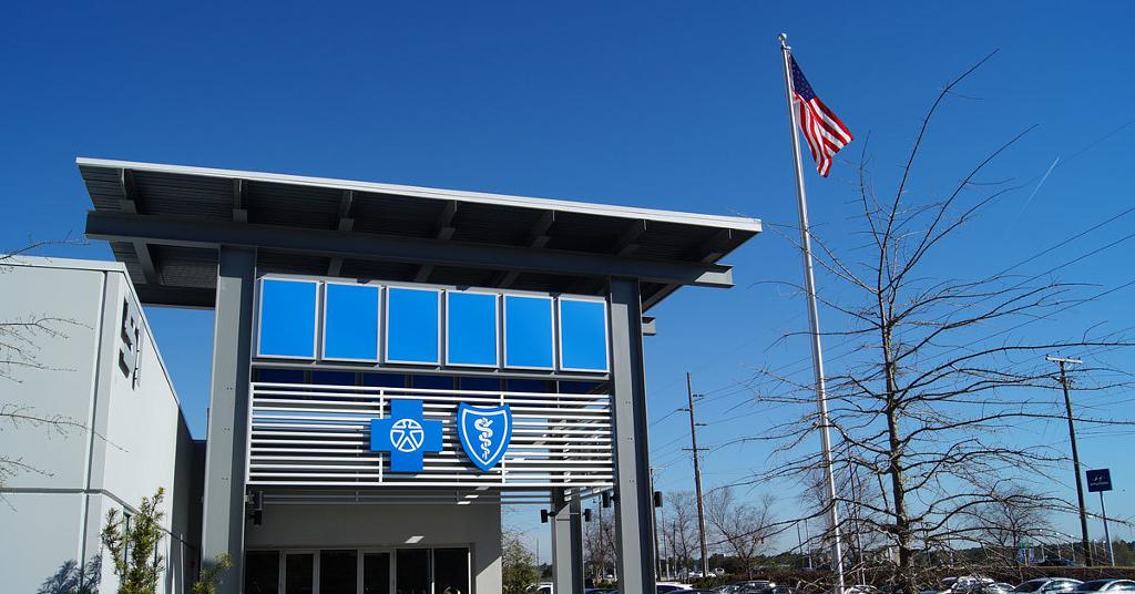 Photo of the BlueCross BlueShield building Photo of the BlueCross BlueShield building